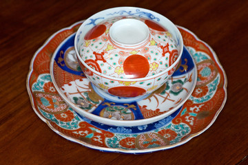 Antique Japanese Imari porcelain from the Edo era