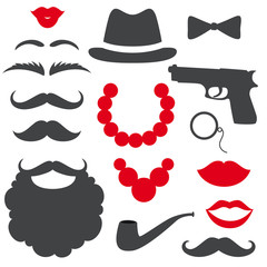 Mafia props set. © Vasileva