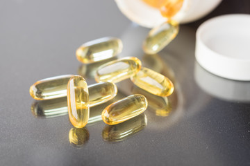 Omega3 capsules - supplementary food