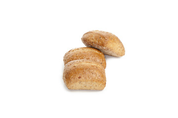Fototapeta na wymiar toasted bread buns with sesame seeds