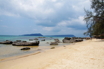 Pier At Koh Rong Island , Cambodia 