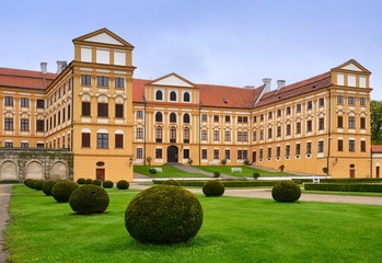 Castle Jaromerice nad Rokytnou, Czech republic, Europe.   