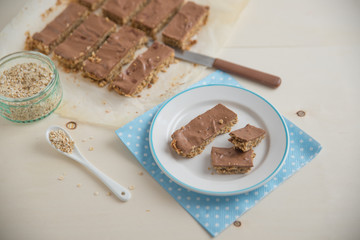 Müsli Schokoladen Riegel 
