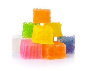 Thailand dessert on white background