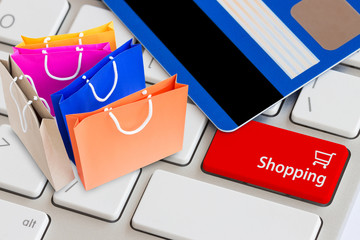 easy shopping online concept