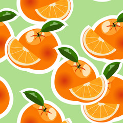 Vector orange pattern