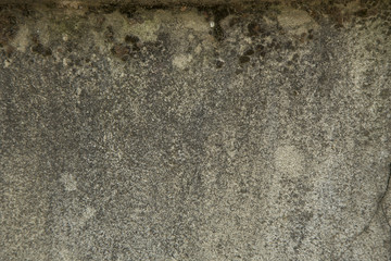 Grungy concrete wall all weathered in time