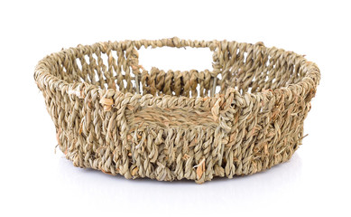 Empty wicker basket