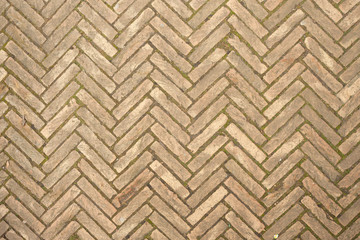 Detail of a sidewalk surface from the Burano island in Venice, italy