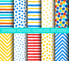 Summer Painted Patterns Set