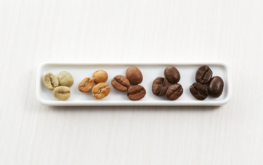 いろんな種類のコーヒー豆