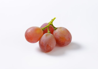 Red seedless grapes