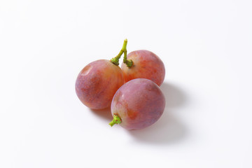 Red seedless grapes