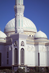 Obraz premium Detail of building a mosque