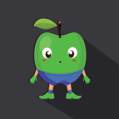 Apple Flat Character