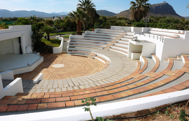 Modern theatre in Crete.
