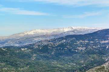Fototapeta na wymiar Mount Sannine, Lebanon