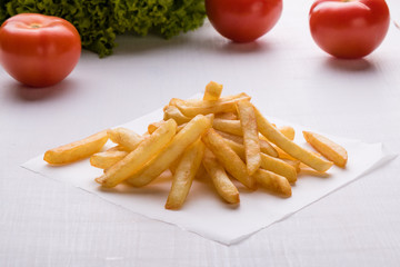 fries with vegetables