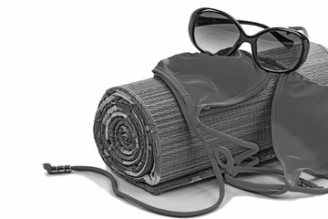 Theme with beach accessories