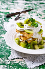 Homemade Belgian waffles