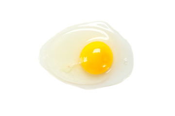 egg white and yolk.