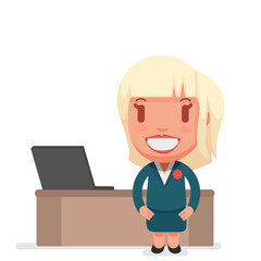 Cute Business woman