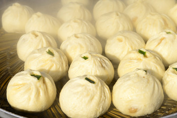 Steaming meat steamed stuffed bun