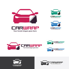 Car Sticker Wrap Logo Template