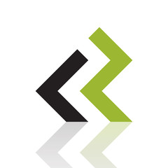Fototapeta premium logo line corner