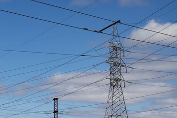 the transmission tower