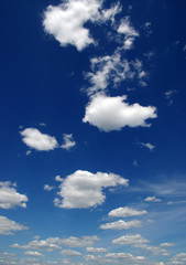 Fototapeta na wymiar background of blue sky