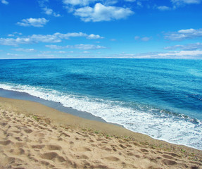 beach and sea