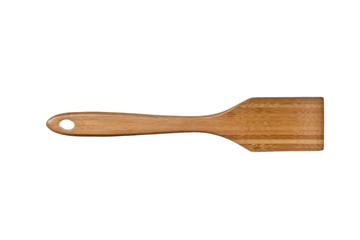 brown wooden spatula
