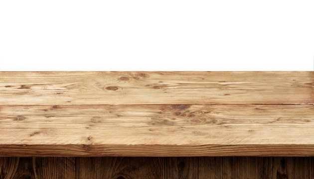 Rustic wooden table