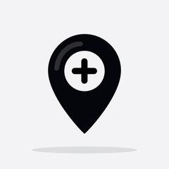 Map Marker - Add Location Icon in Vector