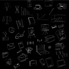 Business icons set
