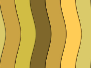 Paper waves. Seamless pattern from paper waves. Vector illustration.