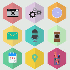 flat icon design vector illustrator