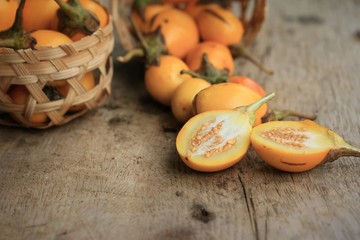 Yellow eggplant