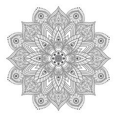 Mandala vector illustration.