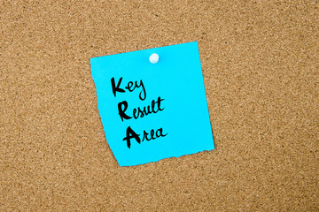 Business Acronym KRA as Key Result Area