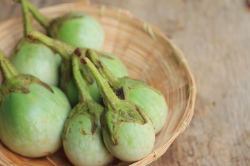 fresh eggplant