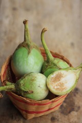 fresh eggplant