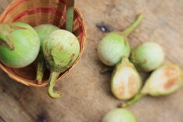 fresh eggplant
