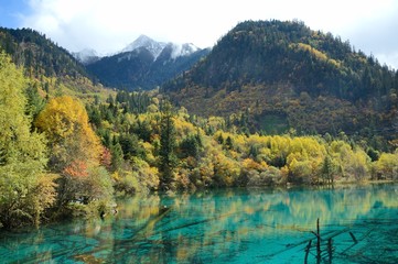 Jiuzhaigou National Park in Autumn