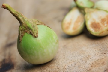 fresh eggplant