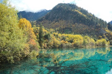 Jiuzhaigou National Park in Autumn