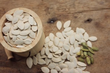 pumpkin seeds with fancy