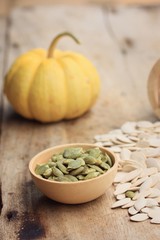 pumpkin seeds with fancy