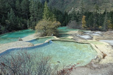 Huanglong National Park near Jiuzhaijou - SiChuan